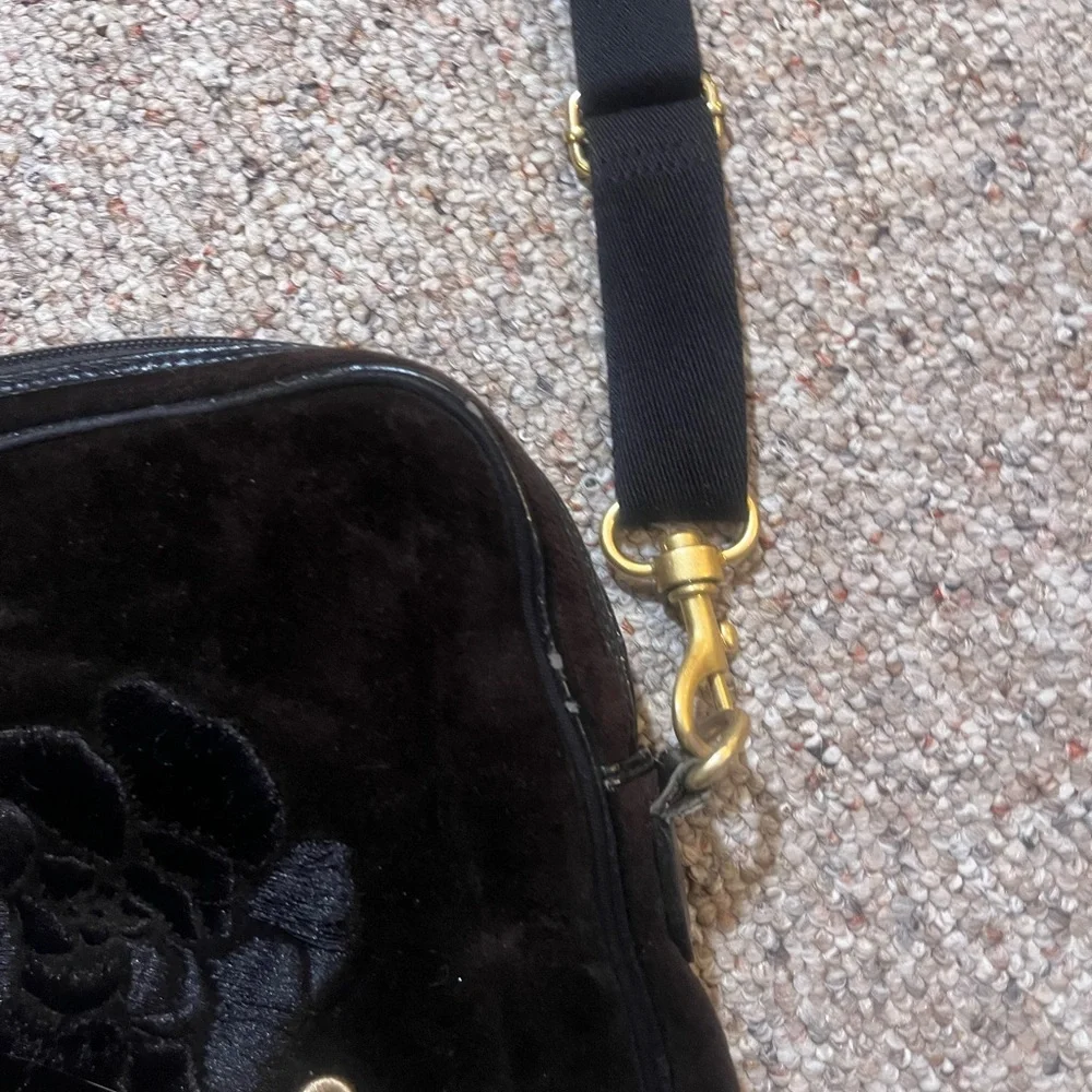 Juicy Couture Black Velour Laptop Case